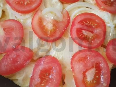 Mėsa prancūziškai su vištiena ir daržovėmis Žingsnis 6