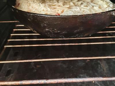 Mėsa prancūziškai su vištiena ir daržovėmis Žingsnis 8