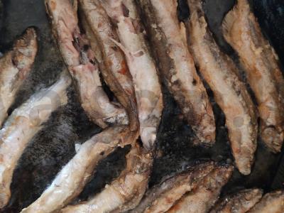 Skrudinta žuvis su trupiniais Žingsnis 3