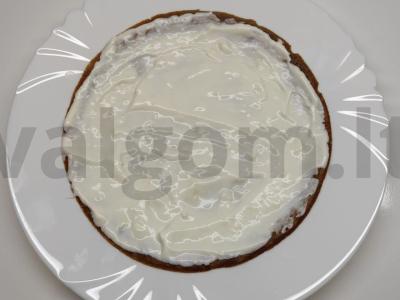 Šokoladinis blynų tortas Žingsnis 3