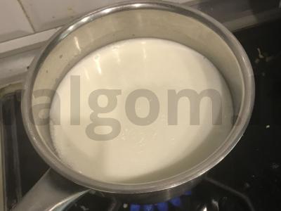 Kukurūzų polenta su riešutais Žingsnis 1