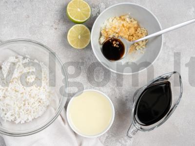 Poke su lašiša ir „Nikkei“ padažu Žingsnis 2