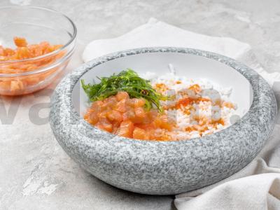 Poke su lašiša ir „Nikkei“ padažu Žingsnis 4