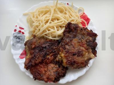 Kiaulienos kotletai tešloje pagrindine nuotrauka