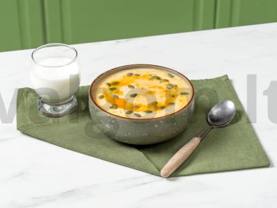 Pšeno su moliūgų tyre pagrindine nuotrauka