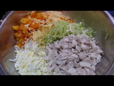 Šiltas vasaros salotas Žingsnis 3