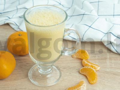 Kefyro gėrimas su mandarinų ir ciberžolės Žingsnis 4