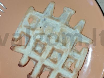 Minkšti vafliai su jogurtu pagrindine nuotrauka