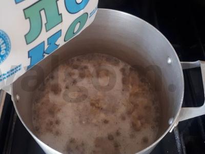 Avižinė košė su mangais ir papajomis Žingsnis 2