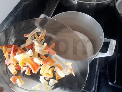 Avižinė košė su mangais ir papajomis Žingsnis 3