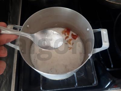 Avižinė košė su mangais ir papajomis Žingsnis 4