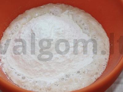 Vieniški dešrelės mieliniame tešloje Žingsnis 2