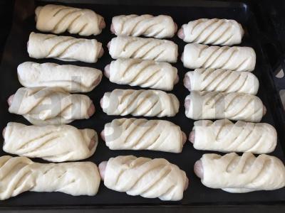 Vieniški dešrelės mieliniame tešloje Žingsnis 4