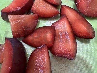 Vaisių tyrė su medumi ir mėtomis Žingsnis 1