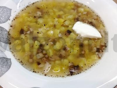 Grybų sriuba pagrindine nuotrauka