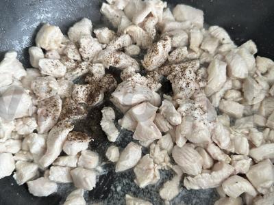 Makaronai su špinatais ir vištiena per 20 minučių Žingsnis 7