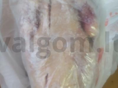 Antis, kepta su obuoliais ir džiovintais abrikosais Žingsnis 1