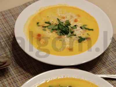 Pikantiškas vištienos sriuba su ryžių makaronais Žingsnis 8