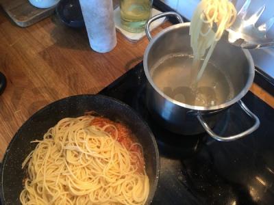 Pomidorų pasta su tunu Žingsnis 5