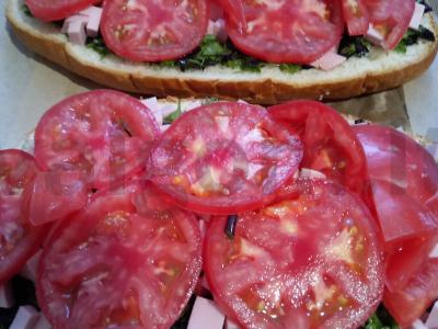 Duonos pica su šviežiais žalumynais Žingsnis 8