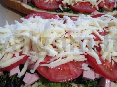 Duonos pica su šviežiais žalumynais Žingsnis 10