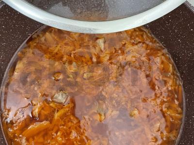 Šviesus šaltibarščiai iš kiaulienos kojos pagrindine nuotrauka