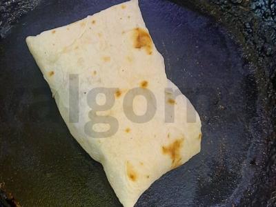 Kotletas lavaše su sūriu ir pomidoru Žingsnis 6