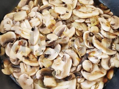 Jautienos ritinys su grybais Žingsnis 2