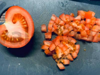 Makaronai su faršu „Pomidorų“ Žingsnis 4