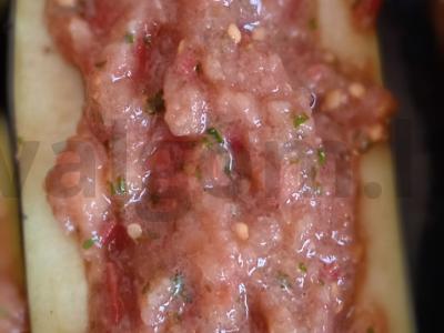 Baklažanai, kepti su mocarela Žingsnis 3