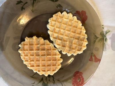 Vaflis su braškėmis, bananais ir jogurtu Žingsnis 1