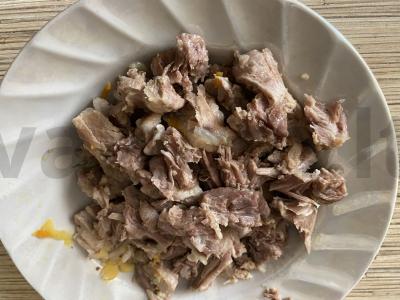 Mėsos ir kiaulienos tyrės sriuba Žingsnis 6