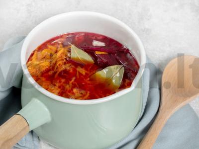 Vištienos barščiai Žingsnis 11