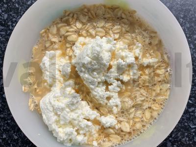 Avižų blynas su varškės sūriu Žingsnis 2