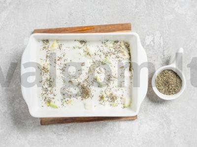 Cukinijų ir vištienos apkepas Žingsnis 3