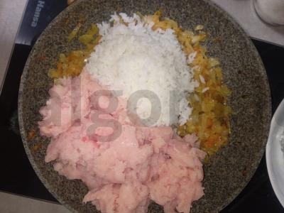 Patingėlių kopūstai iš vištienos krūtinėlės Žingsnis 3