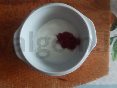 Makaronai su česnako padažu Žingsnis 3