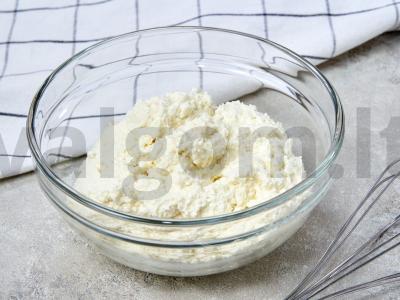 Neskrudinta varškės velykinė Žingsnis 1