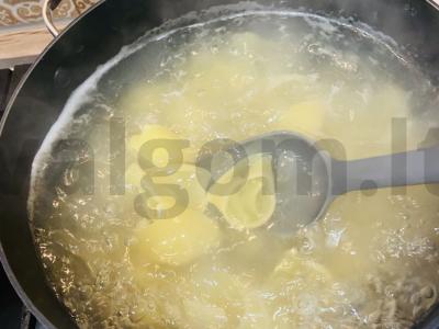 Įdarytos makaronai su kalakutiena po sūriu Žingsnis 4