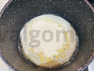 Įdarytos makaronai su kalakutiena po sūriu Žingsnis 7