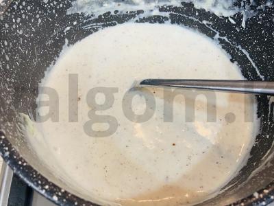 Įdarytos makaronai su kalakutiena po sūriu Žingsnis 9