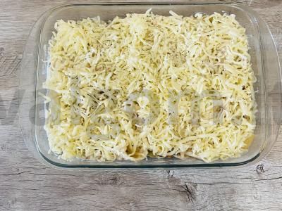 Įdarytos makaronai su kalakutiena po sūriu Žingsnis 11