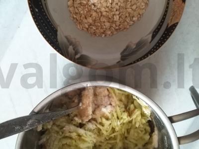 Avižiniai sausainiai su obuoliu ir cinamonu Žingsnis 2