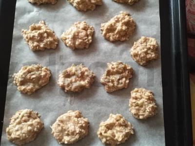 Avižiniai sausainiai su obuoliu ir cinamonu Žingsnis 3