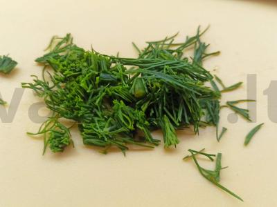 Aštrus „Šakelių“ padažas Žingsnis 1