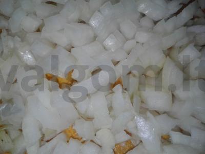 Spagetini su grybais ir vištiena Žingsnis 2