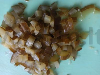 Salotos su burokėliais, kiaušiniu ir saulėgrąžų sėklomis Žingsnis 1