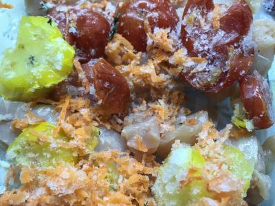 Vištienos apkepas su žaliąja pupelių ir prieskoniais Žingsnis 2