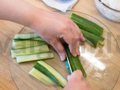 Namų suši ir ritinėliai Žingsnis 1