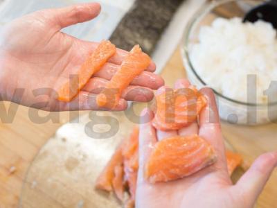 Namų suši ir ritinėliai Žingsnis 2